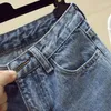 Jeans femminili da donna alla moda estate lavate pantaloni in denim sciolto