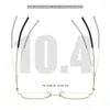Okulary przeciwsłoneczne ramy nordyckie minimalistyczny styl ultra światła tytanowy drut wielki Ramka dla mężczyzn dla kobiet eyelassess Design Modle 5505