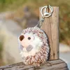 Keychains Lanyards Cartoon Hedgehog Doll Pendant Key Chain Charms Kawaii Accessories Pendant Par Present Telefon Charm Car Keychain Wholesale