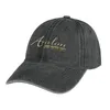 Berets Avalon Pontoon Boats Black And Gold Cowboy Hat Luxury Golf Cap Woman Men's