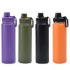 Wasserflaschen 25oz Sportflaschen und Leckdosen im Fitnessstudio Vakuum Becher PortableCup Edelstahl Outdoor Sport Cup isoliert