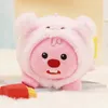 10cm393in loopy Original Cartoon Plush Toy Little Beaver Rock Anime Kawaii Doll Keychain Pendant Ornamental Kids Gifts 240418