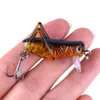 Nieuwe 35 mm 3G Grasshopper Insect Flying Lure harde realistische kunstmatige bas met 10 # haken visaas