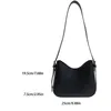 Womens Bags spring and summer fashion high-end retro simple niche versatile one-shoulder cross-body saddle bag 240402