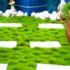 Decorative Flowers 50/100cm Artificial Moss Green Plants Wedding Ornament Garden Landscape Fake Mat Carpet Simulation Crafts Decoration