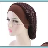 Beanie/Skull Caps Fashion Wide Band Mesh Hair Bonnet Cap Slee Comfortable Night Sleep Hat Ladies Turban For Women Care Drop Delivery Otiar