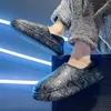 Slippers For Men Waterproof Indoor Shoe Soft And Comfortable Non-slip Heel Covering Add Velvet Wear-resistant