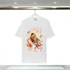 Casablanca Summer New Tropical Fruit Print Lose T-shirt z krótkim rękawem ISBD