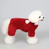 Appareils pour chiens Small Rompers Jumps Suit Winter Pet Vêtements Vêtements Pyjamas Yorkie Pomeranian Shih Tzu Maltais Poodle Bichon Costume