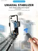 Monopodi selfie cool dier 2023 Nuovo telefono stabilizzatore gimbal wireless bluetooth selfie stick treppiede stabile staffe per supporto per smartphone live y240418