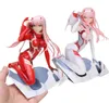 15cm Figure d'anime chérie dans le Franxx Figure Zero Two 02 Redwhite Clothes Girls PVC Figures d'action Toy Collectable Model 2012024826799