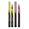 Eyeliner 1pc كحل سائل كحل السائل على غرار القلم الذهب الصغير الطويل الطويل تجفيف الجفاف antisweat مقاومة للماء كحل غير لامع