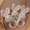 Mobielen rammelen Mobiles Baby Ratell Crochet Amigurumi Bunny Bell Born Breation Gym Toy Educational Theether Mobile 012 maanden 230525