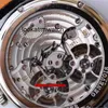 Desginer Mechanical Automatic Watch Men Tourbillon Top Top Mechanal Mechanical Mechanical Clainting 45-мм истинный шампанский золотой циферблат Alligator Gent