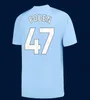 23 24 25 Haaland Soccer Jersey de Bruyne Mans Cities Grealish Foden 2024 Football Shirt Uniforms Men Kids Kit Alvarez Fans Player Final Gvardiol Year of the Dragon