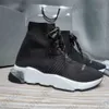 Designer Socks Sneakers Casual Shoes 2.0 1.0 Platform Men Woman Runner Triple Black White Shiny Knit Air Cushion Sock Shoe Classic Sneaker Us5-11.5 No017b