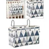 Sacs de rangement 2xbedside Organisateur pour les lunettes Triangle Bleu