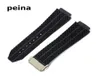 25mmx19mm NYA MENS WACKBANDS REP BAND TIRE Diver Silicone Rubber Watchband Strap For Hub26987669992