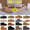 Australië Designer Boots Tasman Classic Ultra Mini Platform Damesschoenen Tazz Slippers Chestnut Mosterdzaad Suede enkel Bootjes Sneeuw Winterbontglaasjes Maat 35-44