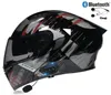 Caschi da motociclisti uomini Donne Bluetooth Full Face Mask Integral Mask Sports5923464