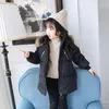 Down Coat 2-8Yrs Boys&Girls Cotton Winter Sport Jacket&Outwear Children Cotton-padded Jacket Fur Hoodies Boys Girls Warm