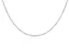 925 Necklace Silver Chain Fashion Jewelry Sterling Silver EP Link Chain 1mm Rolo 16 24 Inch5554944