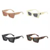 Mode Luxus Offs 5006 Weiß Rahmen Sonnenbrillen Stil Square Marke Sonnenbrille Arrow X Frame Eyewear Trend Sonnenbrille Helle Sportreise Sonnenbrille Hnoe