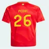 24-25 İspanya pedri futbol formaları 2024 2025 lamine yamal rodrigo pino merino sergio m.asensio ferran Hermoso Redondo caldentey erkek futbol gömlek 2025