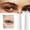 Förstärkare 18pc 36D Hairlike Eyebrow Tattoo Sticker False Eyebrow Waterproof varaktiga sminkbryn Makeup klistermärken Cosmetic TSLM1