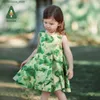 Mädchenkleider Amila Kinder Kleidung Kinder Mädchen 2023 Sommer Neue Print Kindermädchen Kleid 100% Baumwolle Babykleidung Mädchen Q240418