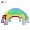 Personnalisé 10x10x4.5mh (33x33x15ft) Tent arc-en-ciel gonflable tente dôme / géant de jardin à air épuisé Sports