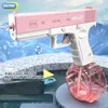 Water Gun Electric Pistol Pistolet Pełna automatyczna letnia zabawka plażowa dla dzieci dla dzieci dla dzieci dorośli 240416