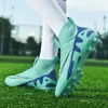 Chaussures de football américain pour hommes High Ankle Boots Chuteira Futsal Outdoor Anti-Slip Grass Training Training