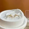 Stud Earrings Korea Design Fashion Jewelry 925 Silver Needle 14K Real Gold Elegant Bow Pearl Women's Daily