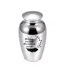 45x70mm Memorial Ashes Jewelry For PetHuman Aluminum Alloy Cremation Ashes Urn Memorial Funeral Urns With Pretty Package Bag5401495