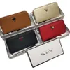 Handbag Designer Hot Selling 50% Discount Wallets Gus Wallet New Solid Color Handheld Bag Zero Document Card Medium and Long Box