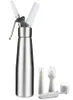 Nyaste 500 ml Metal Whip Coffee dessert färsk grädde smör dispenser whipper skum maker metall pisk coffe6287959