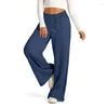 Women's Pants Wide Leg Sweatpants Women Drawstring Waisted Loose Baggy Joggers Lounge Work With Pocket