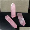 Losse diamanten natuurlijke roze kristallen zeshoekig prisma oost -pijlerige zeensteen gepolijst enkelpunt pijler fabriek directe verkoop daling delive otfju