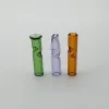 Mini coloré Pyrex Bong Glass tube fumer tuyaux