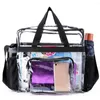 Storage Bags Convenient Transparent Crossbody Bag Space-Saving Waterproof Lightweight Women Men Eco-friendly Tote For Camping