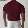 Мужские рубашки T 2024 Мужская рубашка с твердым цветом o-образное на молнии