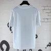 Camisetas masculinas AB04212 Tops de moda Tees 2024 Runway Luxury European Projeto de Festas Prind Curto Estilo