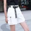 Men's Shorts Summer Sporty Young Style Harajuku Short Pants Neutral Solid Color High Waist Pocket Loose-fitting Casual Minimalist Trousers