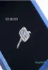 Anneau de diamant de diamant de laboratoire émeraude fait à la main 925 Bands de mariage de fiançailles en argent sterling pour femmes bijoux de fête fine de mariée 206371635