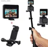 Selfie Monopods 2.0inch IP 68 Vattentät LCD -skärm Selfie LCD -skärm för GoPro Hero 9 8 7 6 Eken Yi Akaso Campark SLR Mer Action Cam Y240418