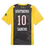 2023 24 Dortmund Soccer Jerseys Bellingham Adeyemi Home Football Shirt Haller Hummels Brandt Men Men Kids reyna Bynoe-Gittens All Black Special Jersey 66