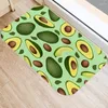 Carpets Avocado Pattern Bath Kitchen Entrance Door Mat Coral Velvet Carpet Doormat Floor Mats Colorful Anti-Slip Rug Home Decor 48047