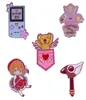 Pins broches cardcaptor sakura thema email pin badge patch kero chan magie sealing staff gameboy broche broche japan anime fans c5189471