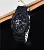 2021 Męski Sport Watch Wszystkie funkcje Działa g cyfrowe zegarki Men Dual Display LED kwarcowe zegarek